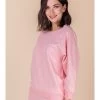 Sweatshirt "Cori" In Rosa