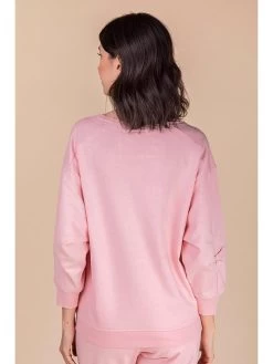 Sweatshirt "Cori" In Rosa -Angebote Mode Perle Store blue fire sweatshirt cori in rosa 2