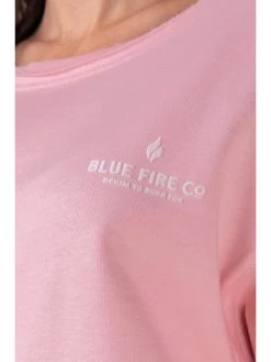 Sweatshirt "Cori" In Rosa -Angebote Mode Perle Store blue fire sweatshirt cori in rosa 3