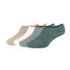 Camano 4er-Set: ABS-Füßlinge In Grau/ Beige/ Weiß