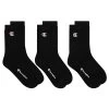 Champion Freizeit Socken Basics Crew Socks 3er Pack Black