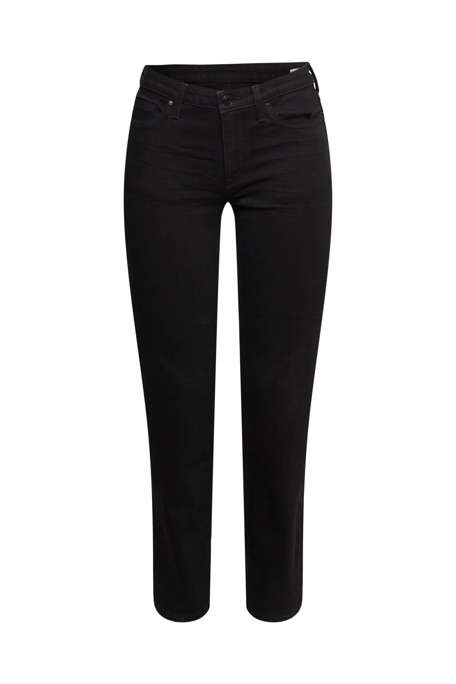 ESPRIT Straight Leg Jeans Black Rinse 1 ESPRIT Straight Leg Jeans Black Rinse