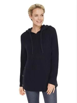 Angebote Mode Perle Store -Angebote Mode Perle Store heine hoodie in dunkelblau 1