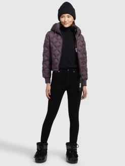 Khujo Steppjacke "Adore" In Lila -Angebote Mode Perle Store khujo steppjacke adore in lila 3