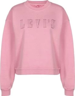 Sweater Graphic Diana Crew In Serif Outline Blush