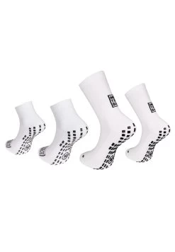 Socken 2 X Mastersox "Gripsock" Short/white, 2 X Mastersox "Gripsock" Mid/white In Weiß