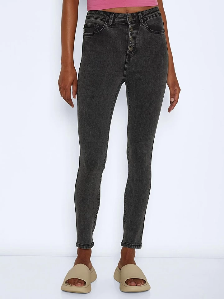 Noisy May Jeans "Agnes" - Skinny Fit - In Schwarz 3 Noisy May Jeans "Agnes" - Skinny Fit - In Schwarz – Bild 3