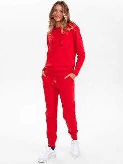 Hoodie "Nunilla" In Rot -Angebote Mode Perle Store numph hoodie nunilla in rot 2