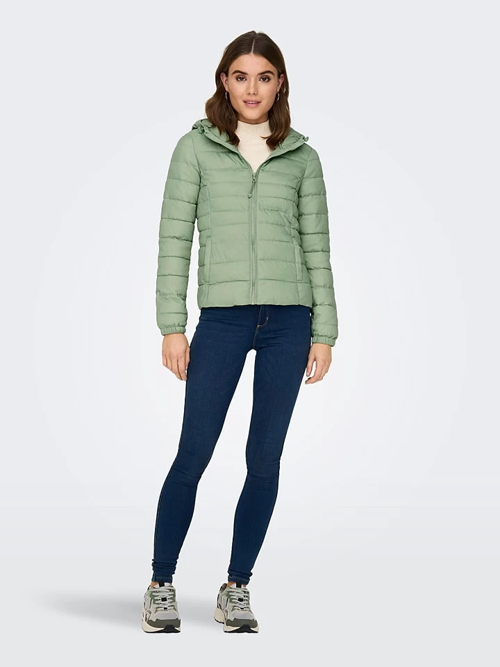 ONLY Steppjacke In Grün 2 ONLY Steppjacke In Grün – Bild 2