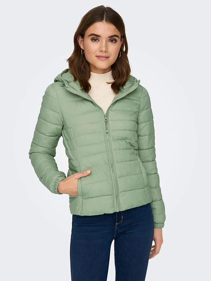 ONLY Steppjacke In Grün 4 ONLY Steppjacke In Grün – Bild 4