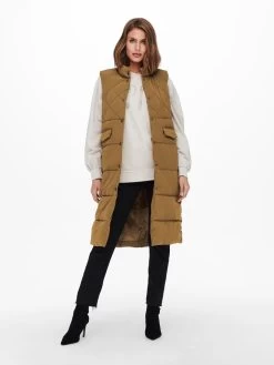 ONLY Weste "Stacy" In Hellbraun -Angebote Mode Perle Store only weste stacy in hellbraun 2