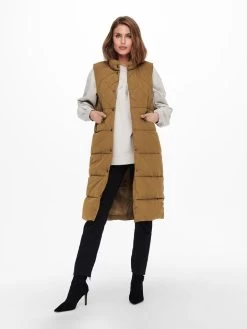 ONLY Weste "Stacy" In Hellbraun -Angebote Mode Perle Store only weste stacy in hellbraun 3