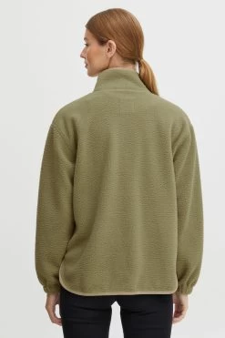 OXMO Fleecejacke In Grün -Angebote Mode Perle Store oxmo fleecejacke in grun 2