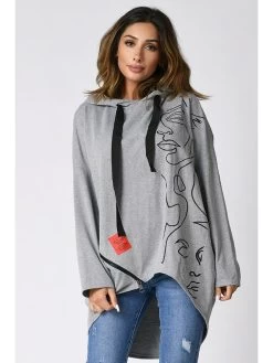 Angebote Mode Perle Store 21 Hoodie "Boston" In Grau