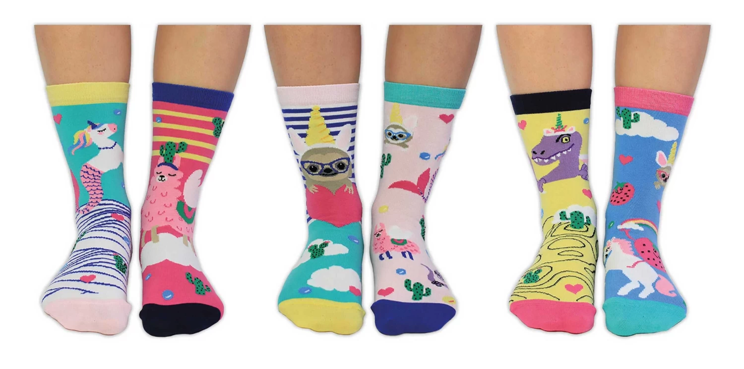 Socken In Unicorn Vs Lama 2 Socken In Unicorn Vs Lama – Bild 2