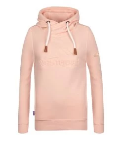 Angebote Mode Perle Store 33 Kapuzenpulli Hoodie "Askja" In Pfirsisch Hell